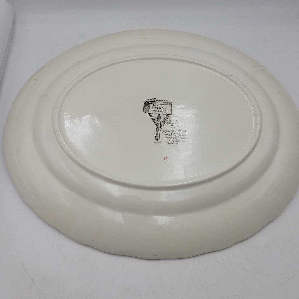 Friendly Village Oval Platter (YVO) (604)
