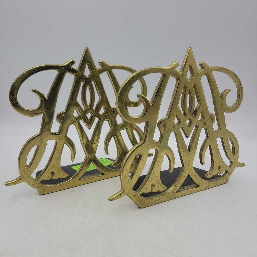 Williamsburg Foundation Brass Bookends (YVO) (604)