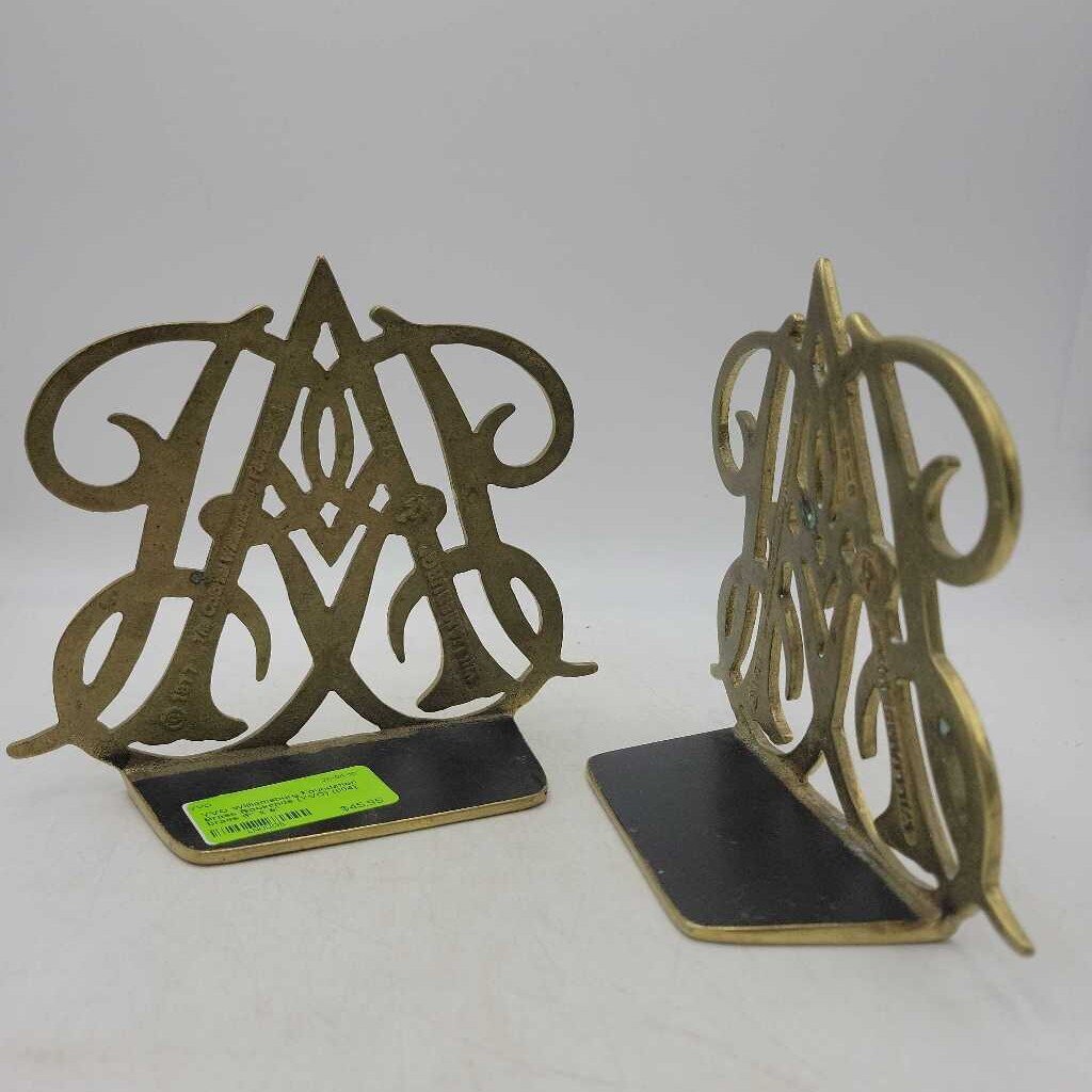 Williamsburg Foundation Brass Bookends (YVO) (604)