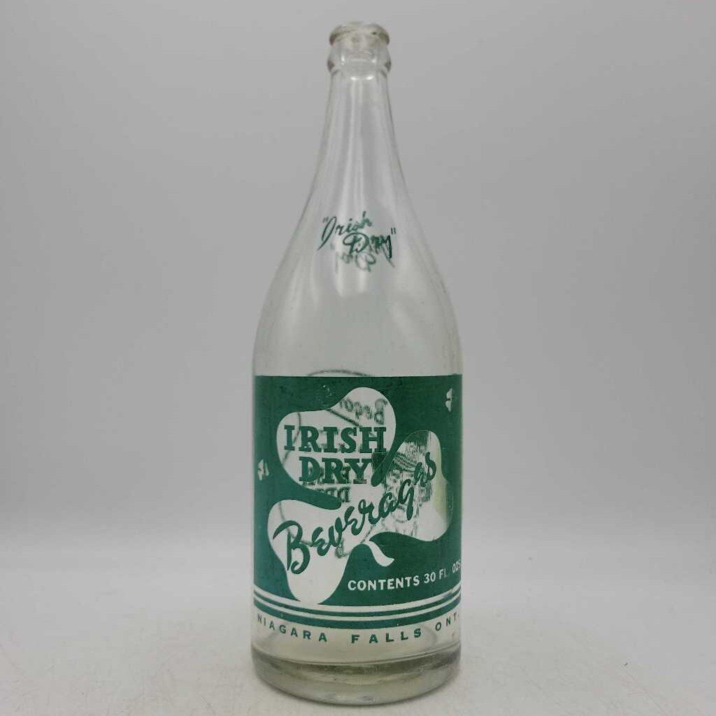 Irish Dry Beverages Niagara Falls Ontario Soda bottle (JAS)