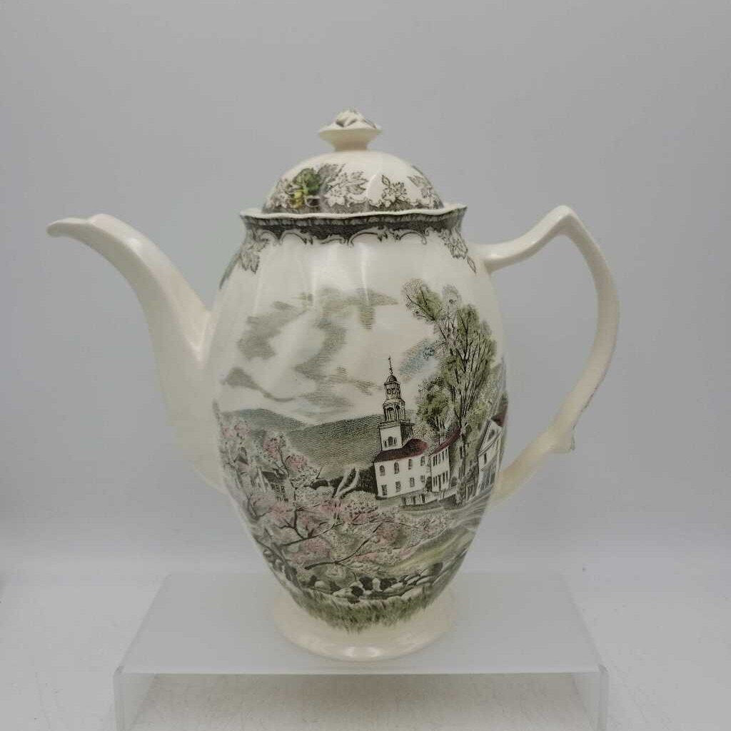 Vintage 1960's Friendly Village Coffee Pot (YVO) (604)