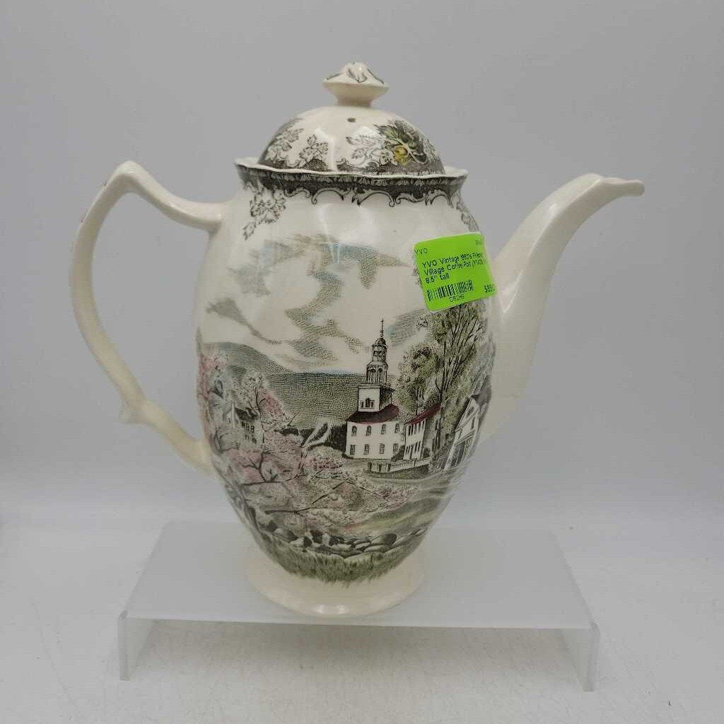 Vintage 1960's Friendly Village Coffee Pot (YVO) (604)