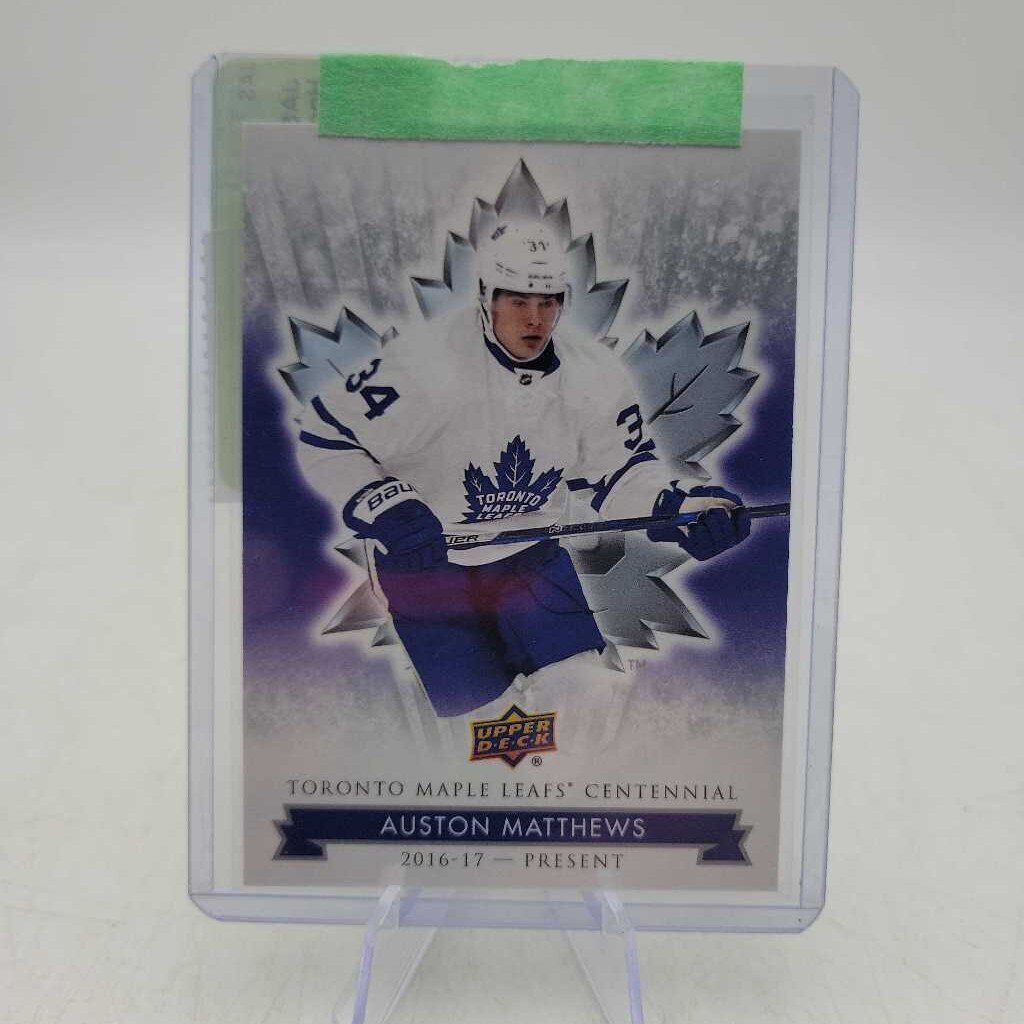 2016-17 Upper Deck Hockey #11 Centennial Auston Matthews (JAS)