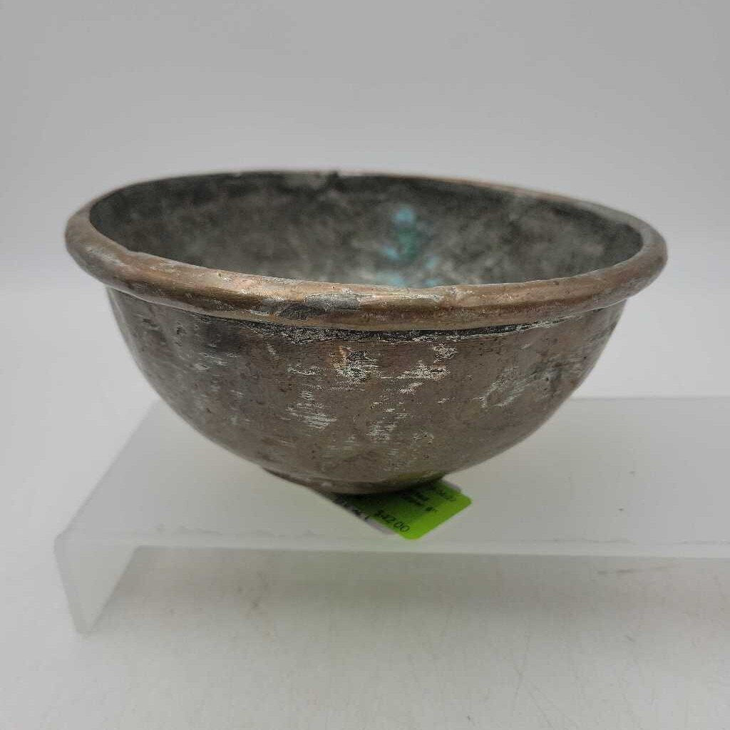 Antique Copper Crafted Bowl (JL)
