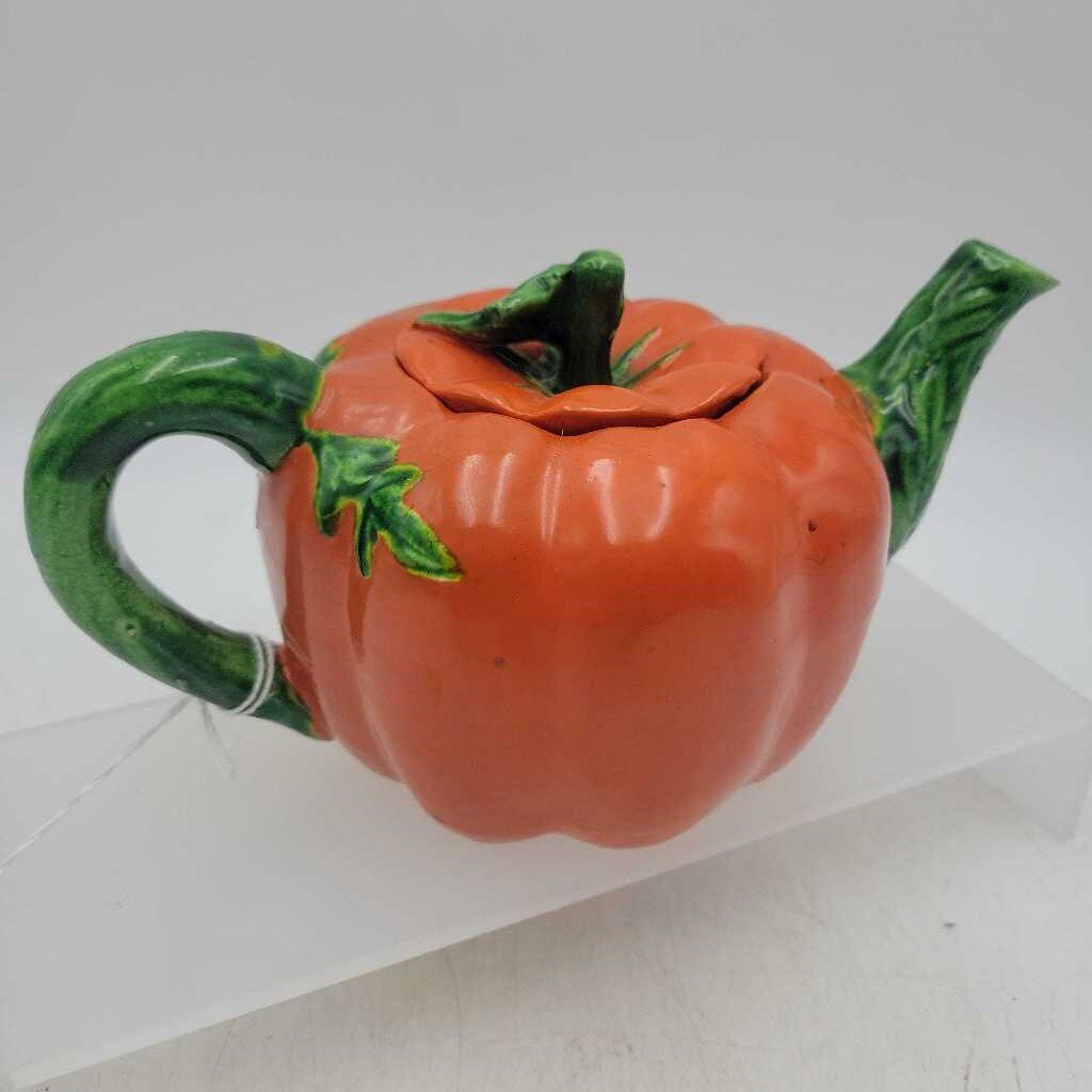 Vintage Maruhon Ware Tomato Teapot from Japan With Lid C, 1950.(SJ)