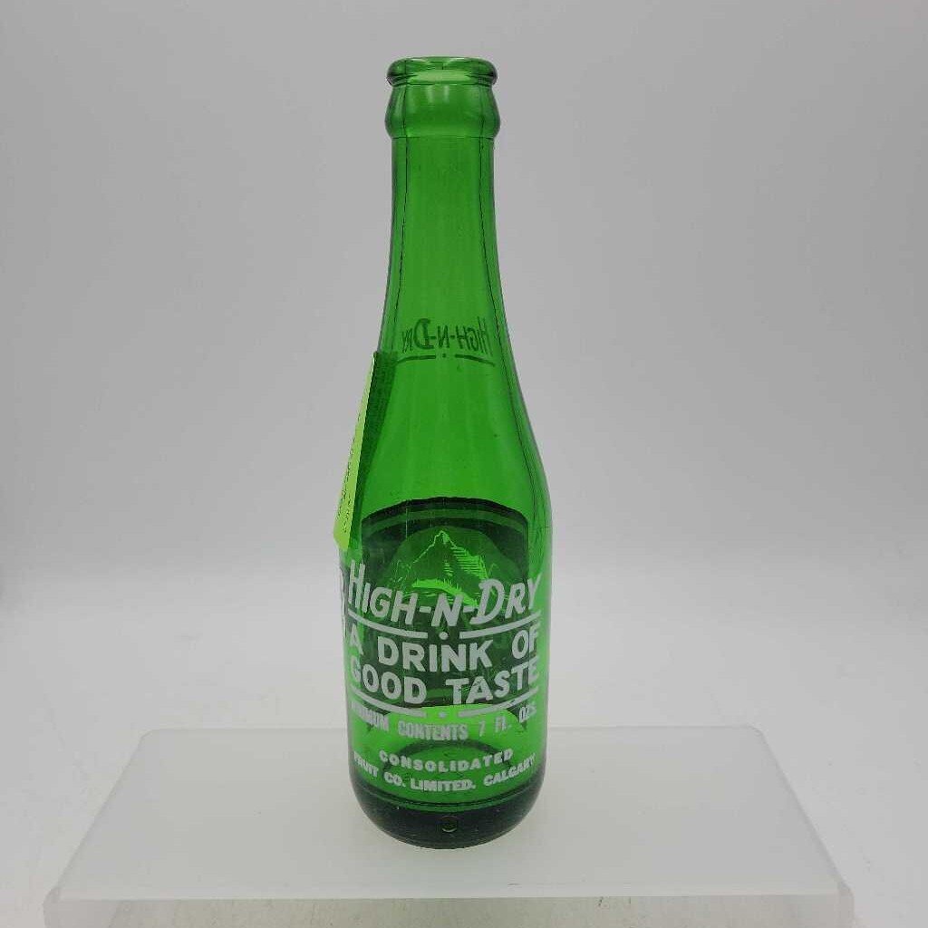 High N Dry Ginger ale bottle Moose Jaw Sask (JEF) 7 oz