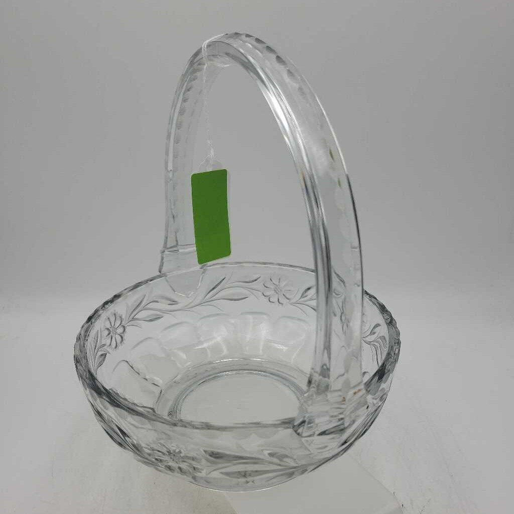 Heisey Glass Basket (DEB)