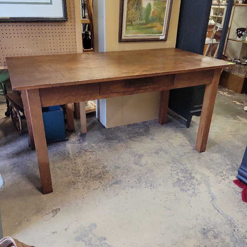 Harvest Table/Desk With Drawer (YVO) (604)