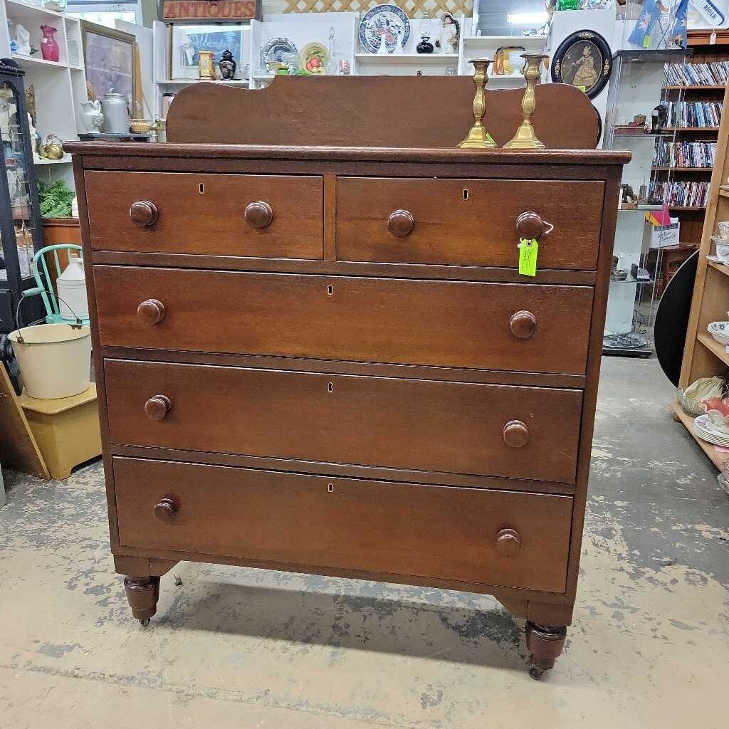 Antique 5 Drawer Dresser Super clean (YVO) (604)