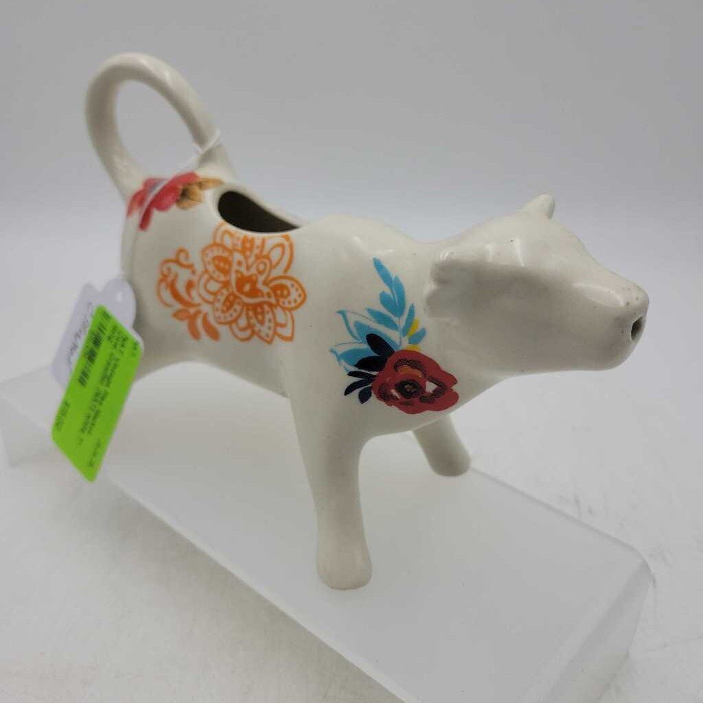 Vintage Flea Market Cow Creamer (NAT)