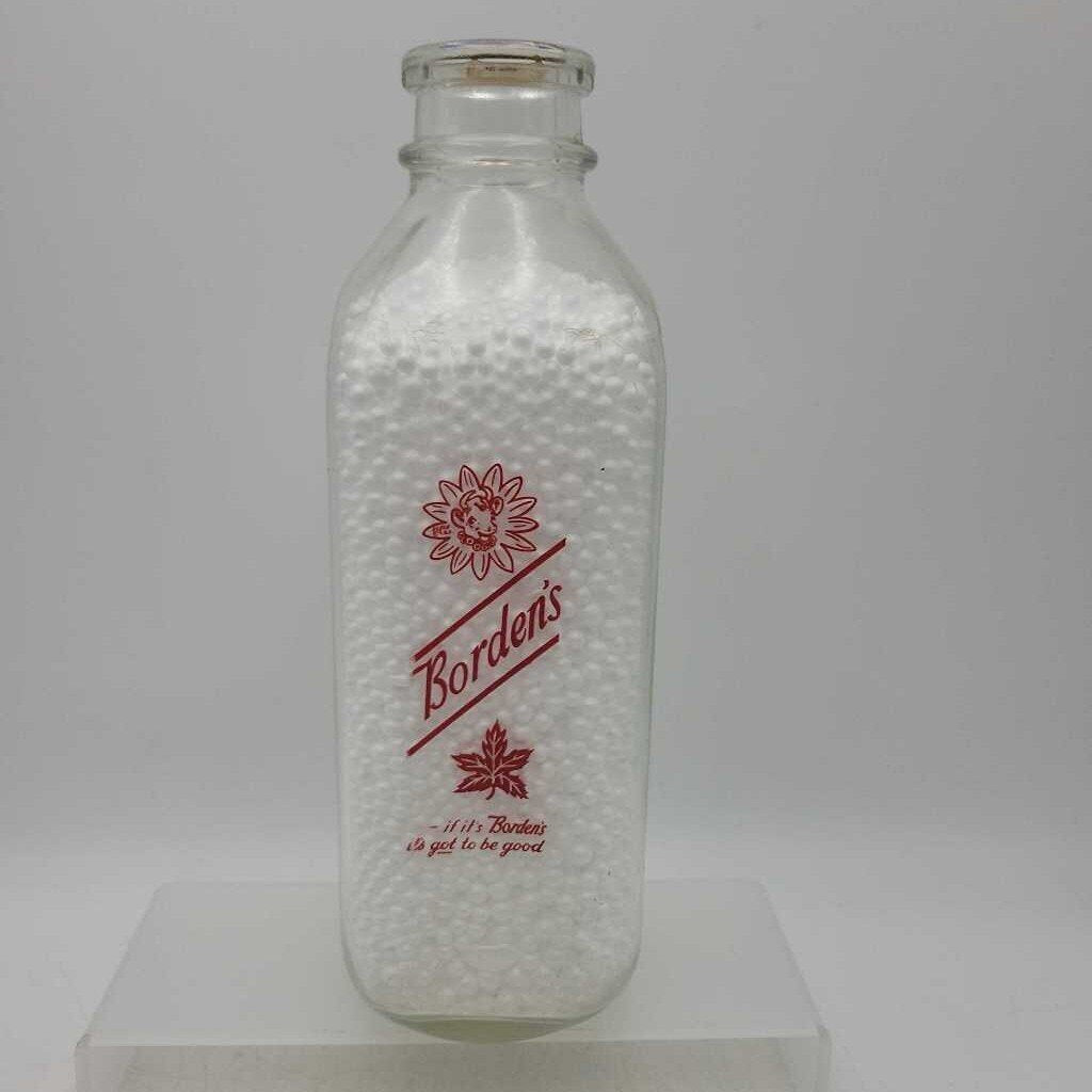 Borden's Dairy Milk Bottle Quart Elsie (JAS)