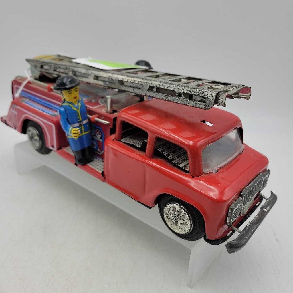Tin Fire Truck 1950s (GEC)