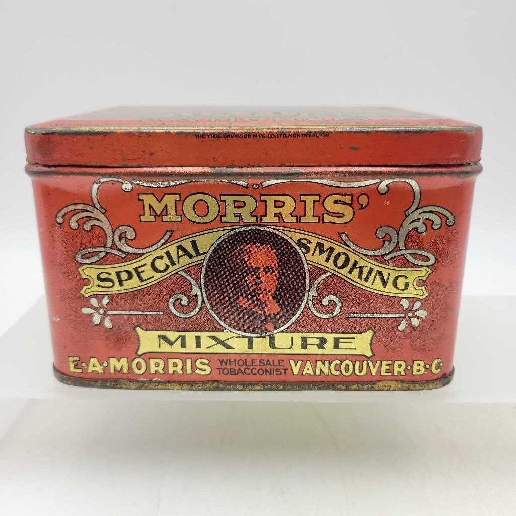 Morris Smoking mixture Tobacco Tin Vancouver (JEF)