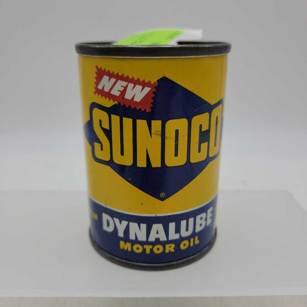 Sunoco Dynalube Motor oil Tin Coin Bank (Jef)