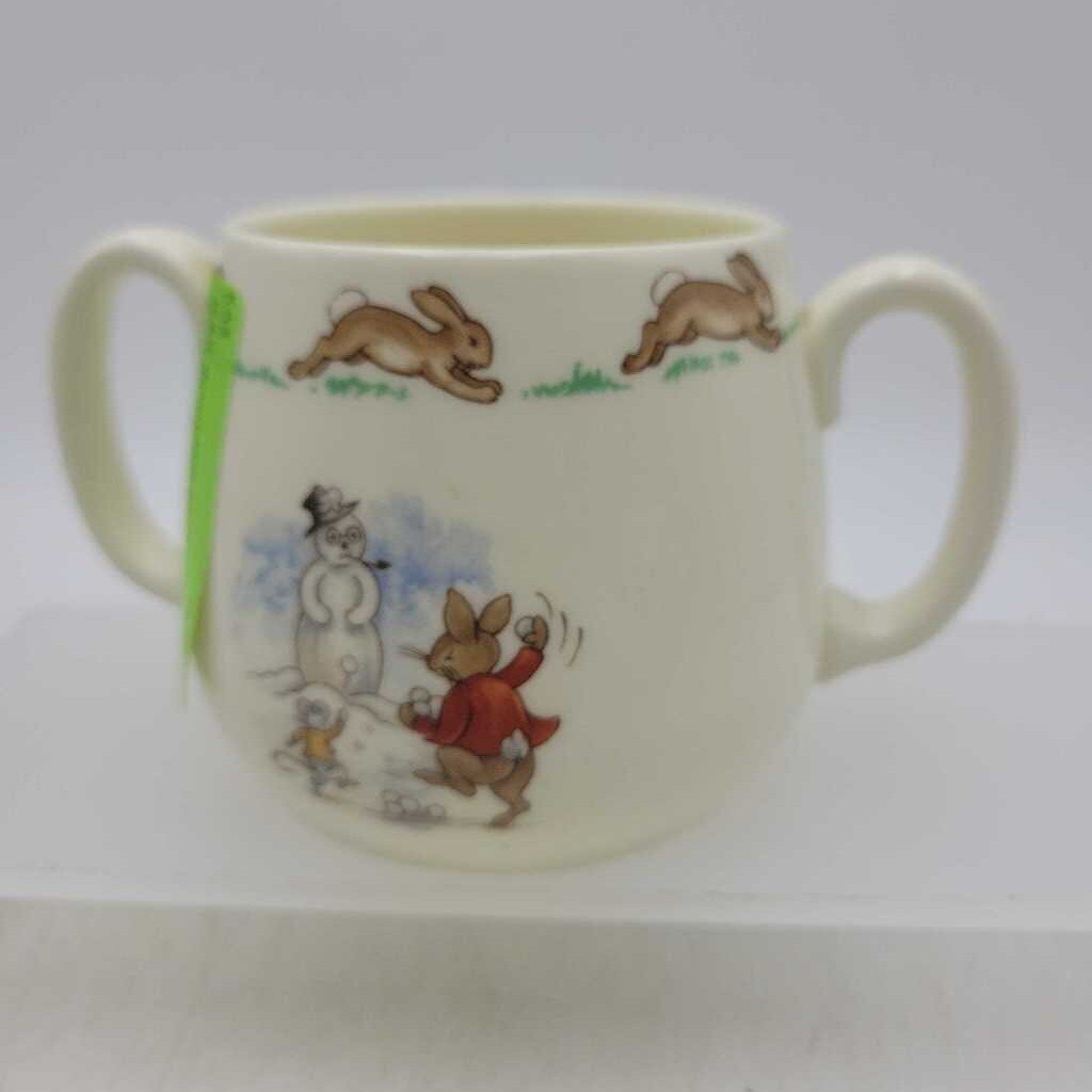 Bunnykins Double Handled cup by Royal Doulton (KAR)
