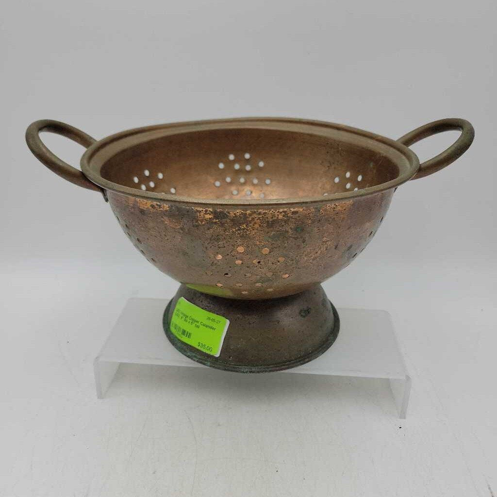 Vintage Copper Colander (US2)