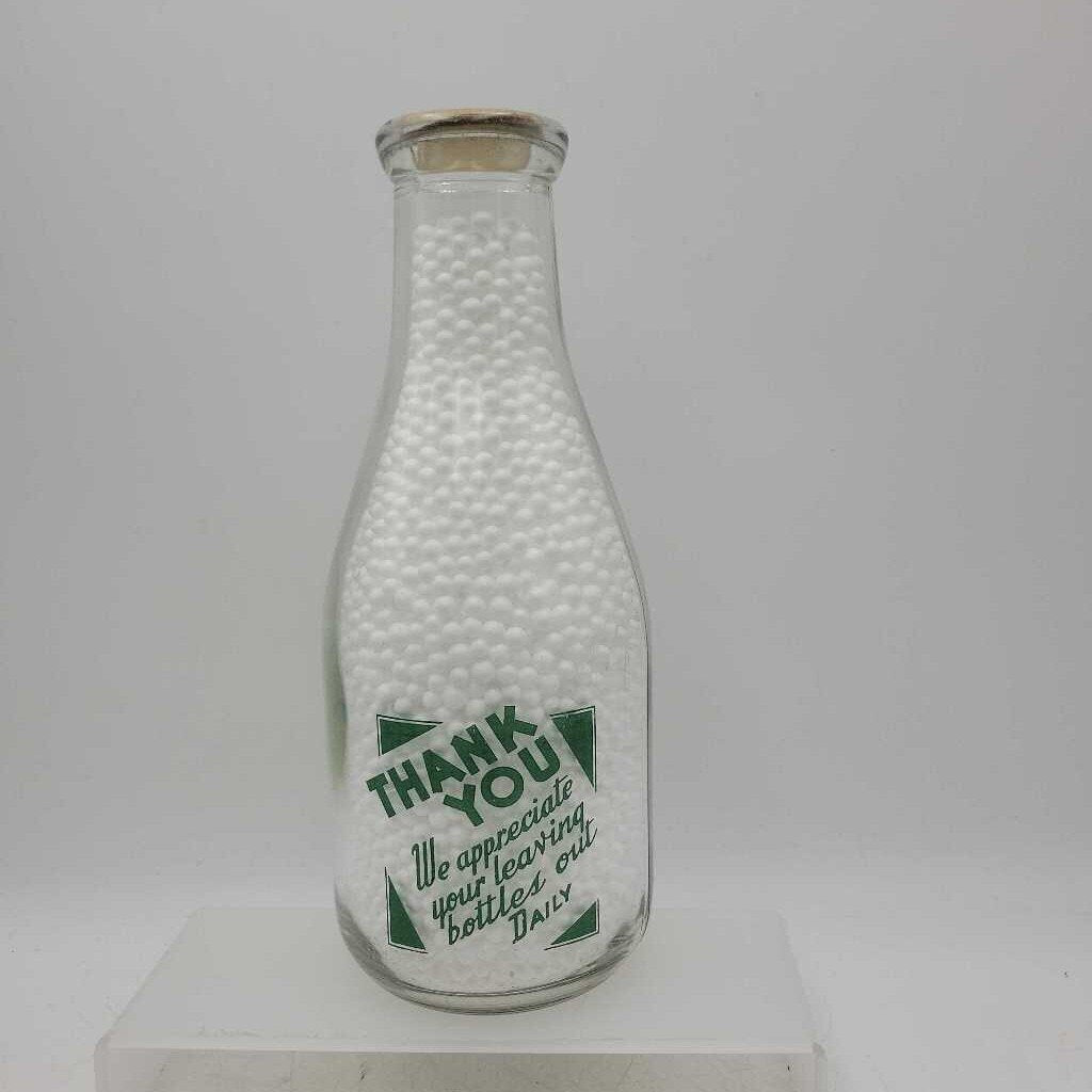 Crystal Galt Dairy Qt Milk Bottle (JAS)
