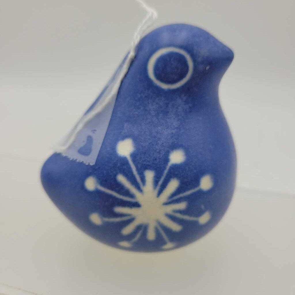 Strawberry Hill pottery bird Signed (DEB)