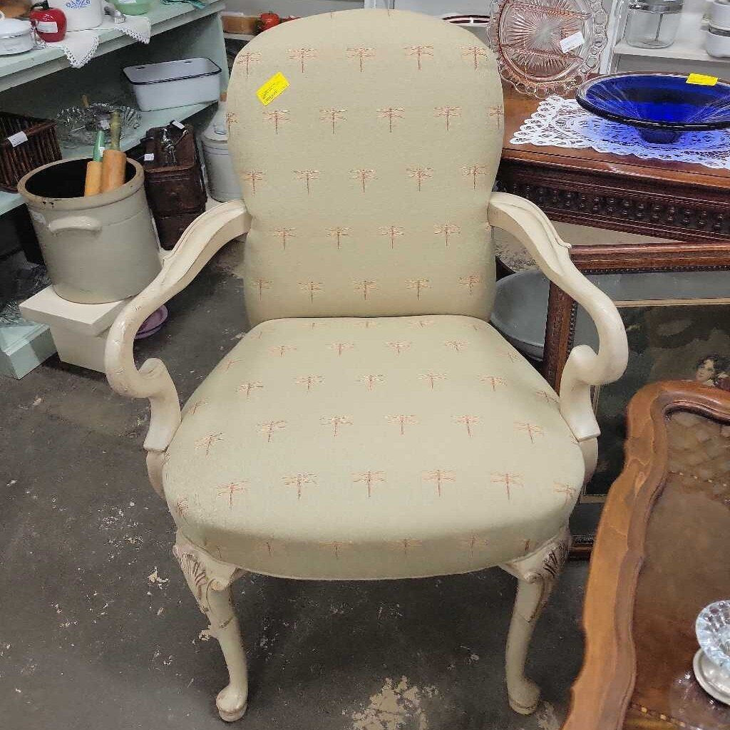 Upholsterd Chair (Dragonfly Design) (YVO) (605)