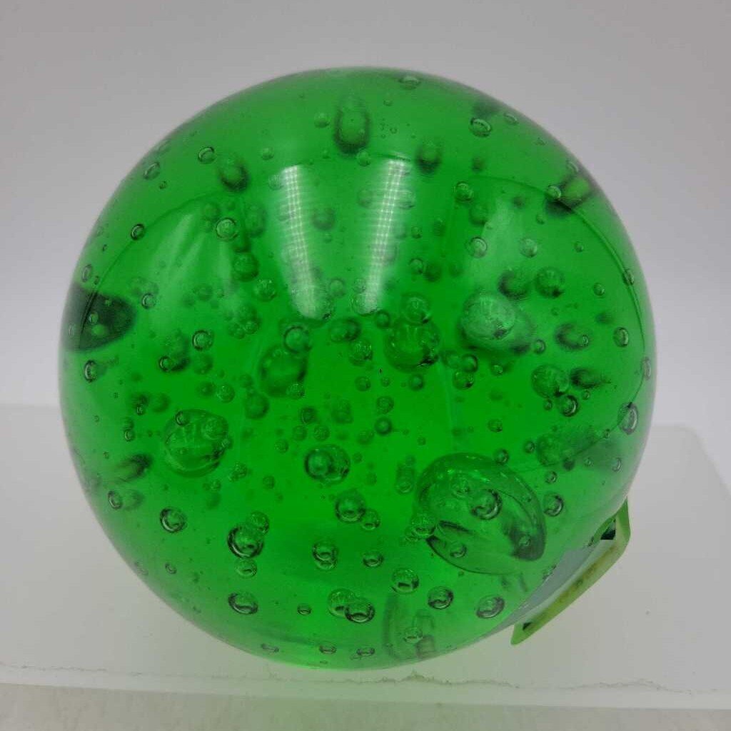 Beautiful Bubble Glass Paperweight (DMG) 1020