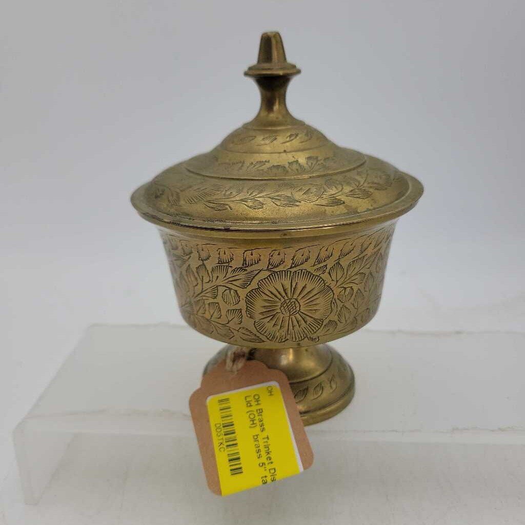 Brass Trinket Dish with Lid (OH)