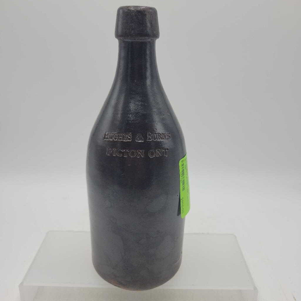 Hughes And Burns stoneware bottle (JEF)