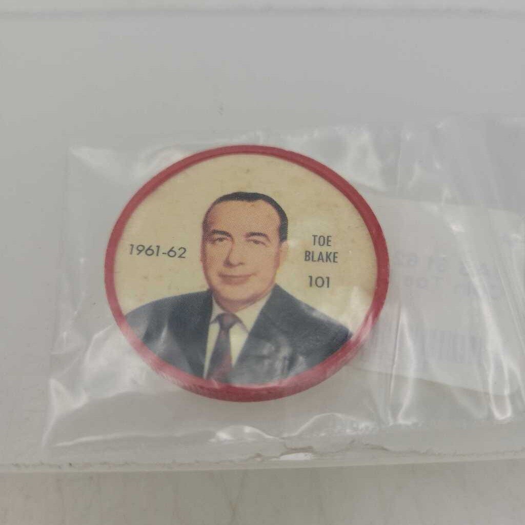 61 62 Shirriff Hockey Coin Toe Blake #101(JAS)