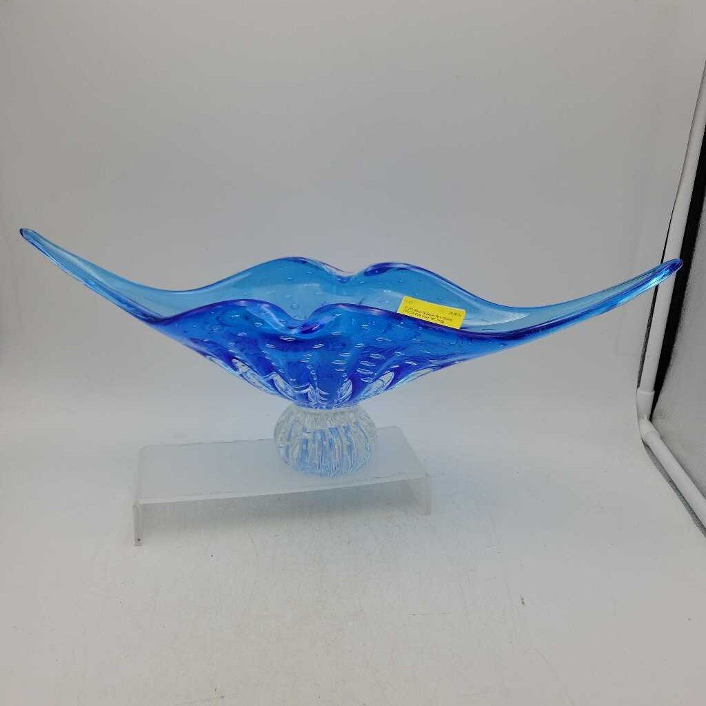 Blue Bubble Art Glass (YVO) 606