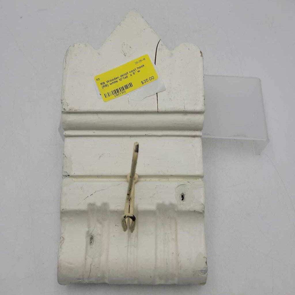 Wooden detail coat hook (RB)