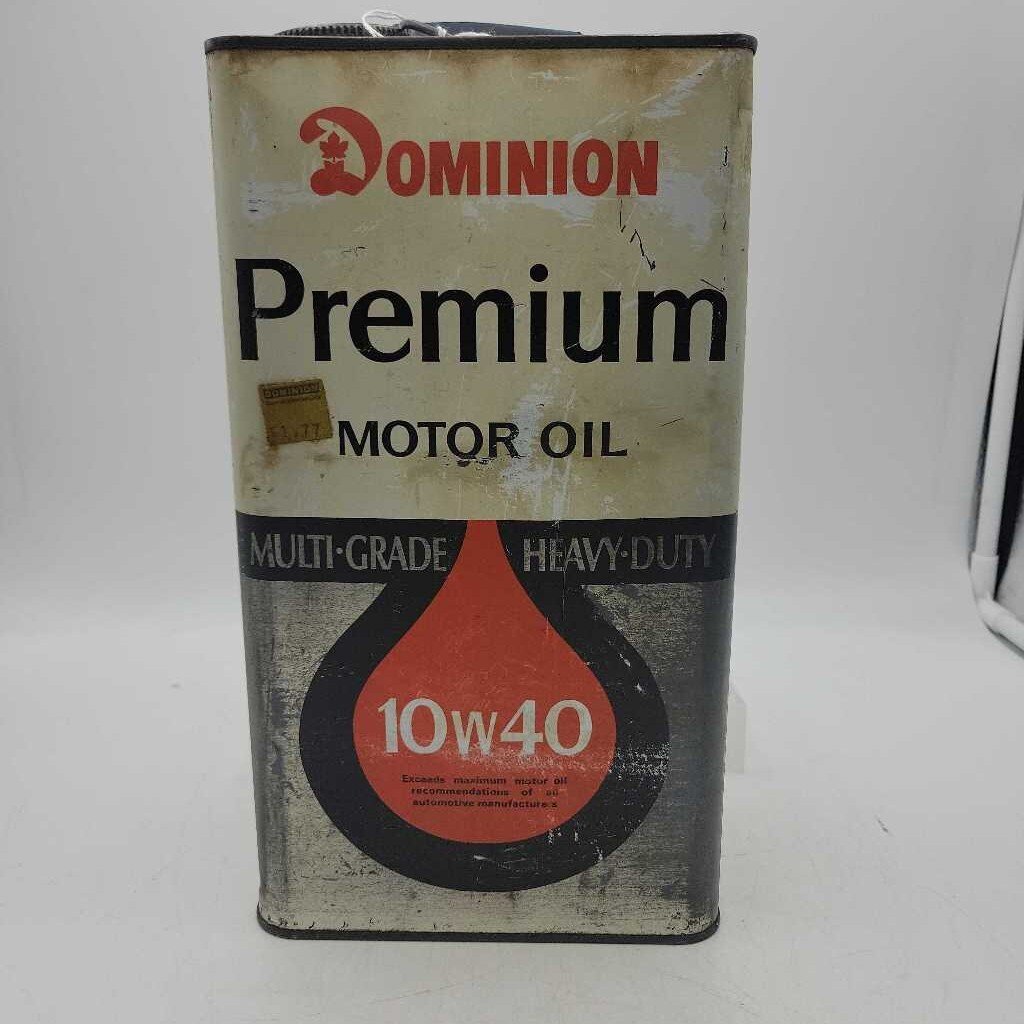 DOMINION Premium Motor Oil Can Full (DR)