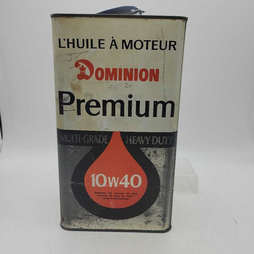 DOMINION Premium Motor Oil Can Full (DR)