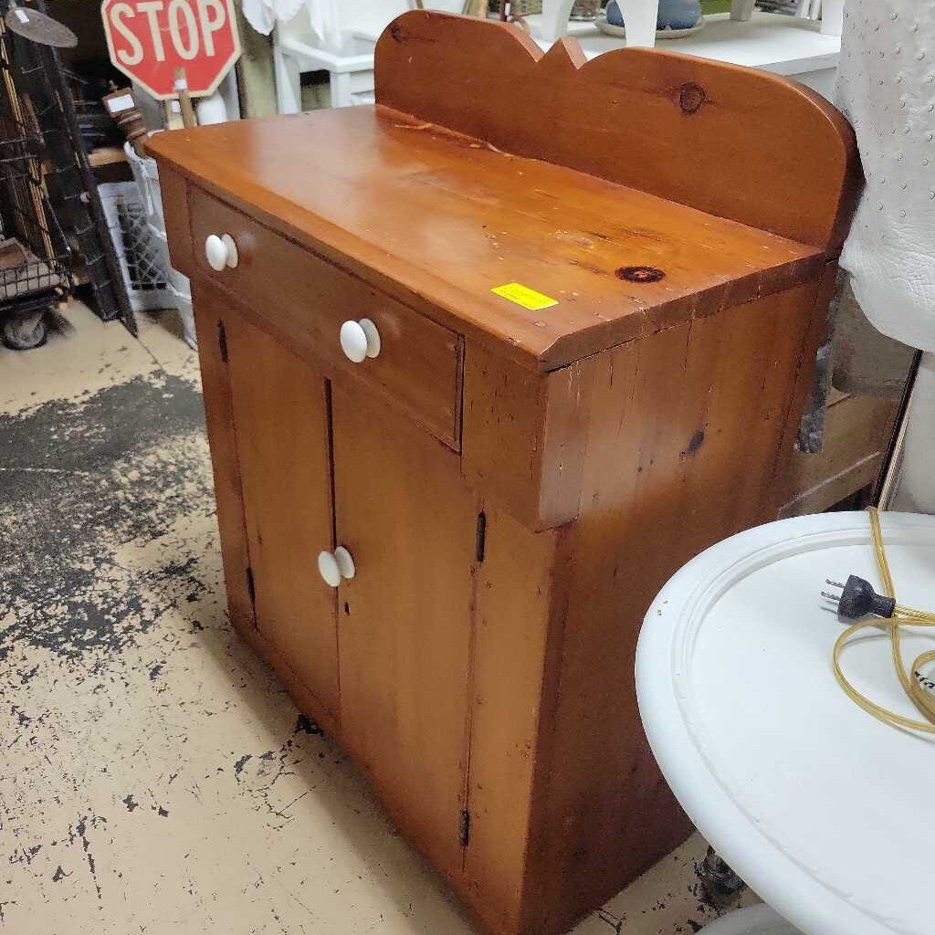 Pine cabinet made from an old cabinet (RB)