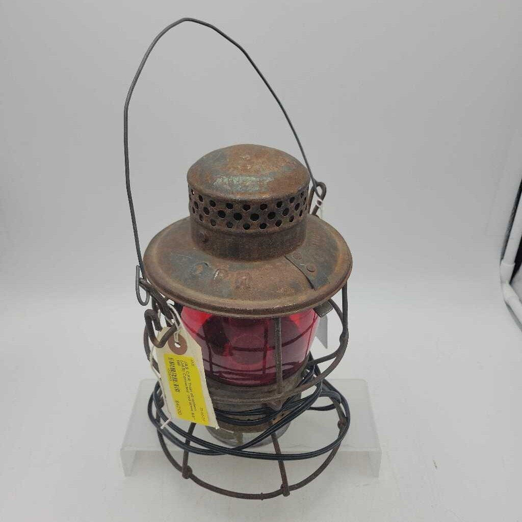 C.P.R Train oil lantern (JAS) Converted