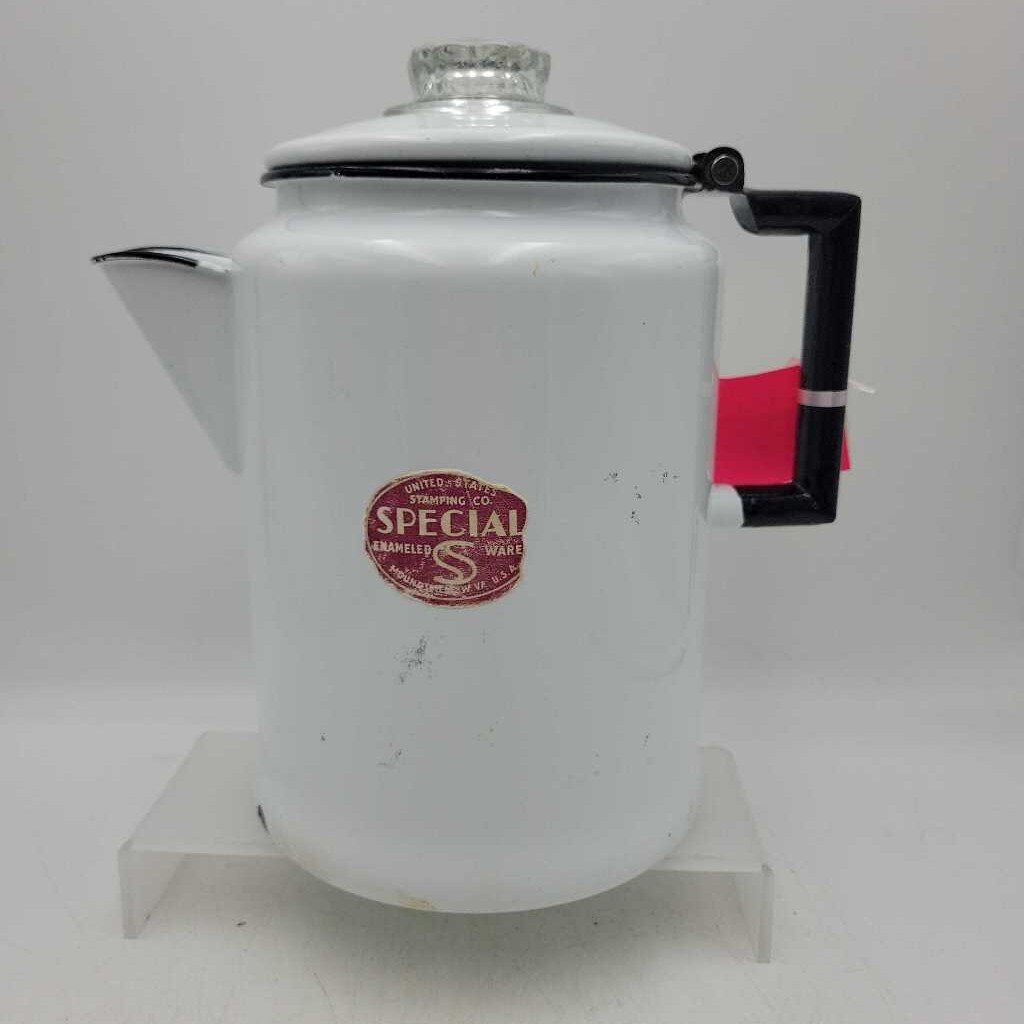 Special Enamel Coffee Pot Complete (KAR)