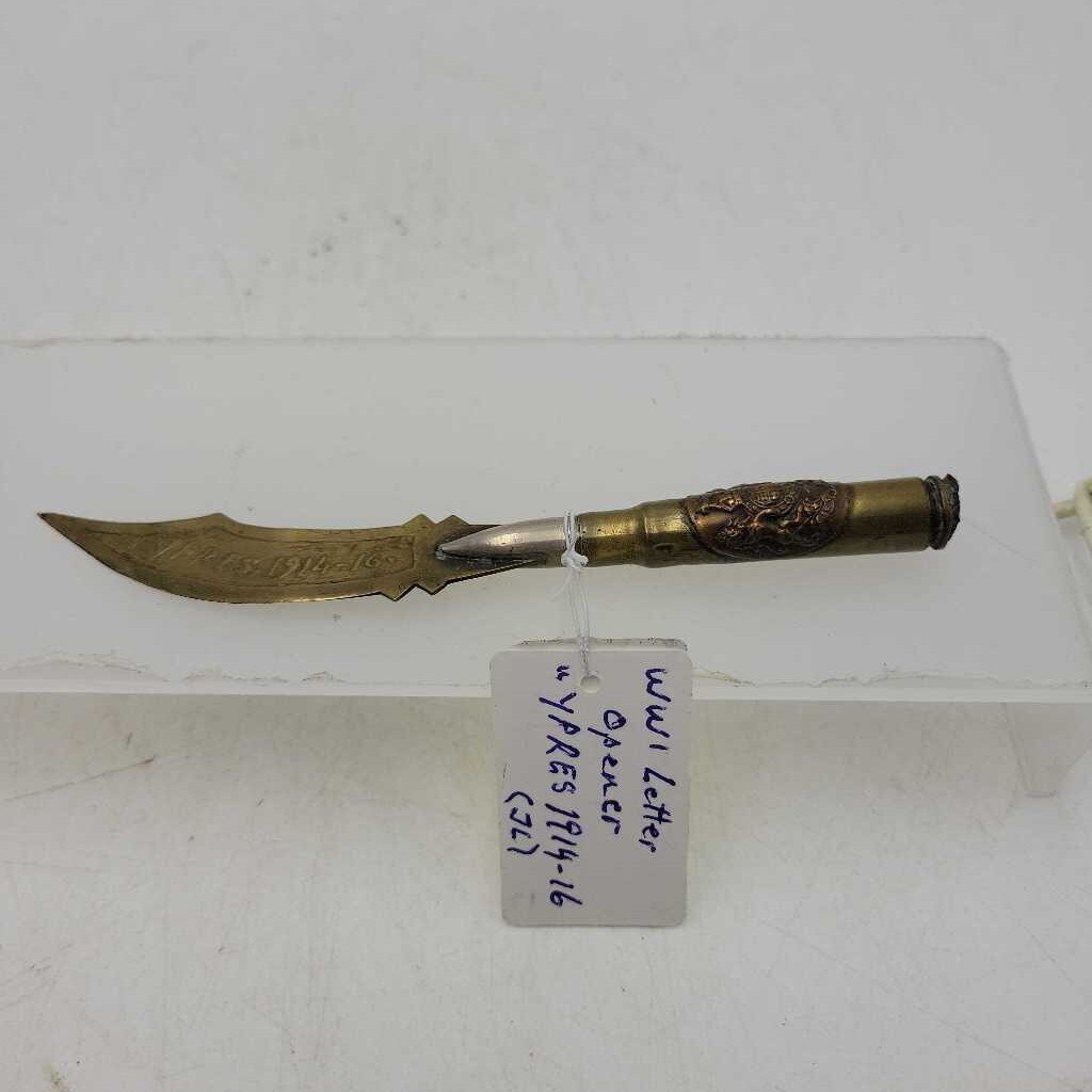 WW1 Canadian Trench Art Letter Opener (JL)