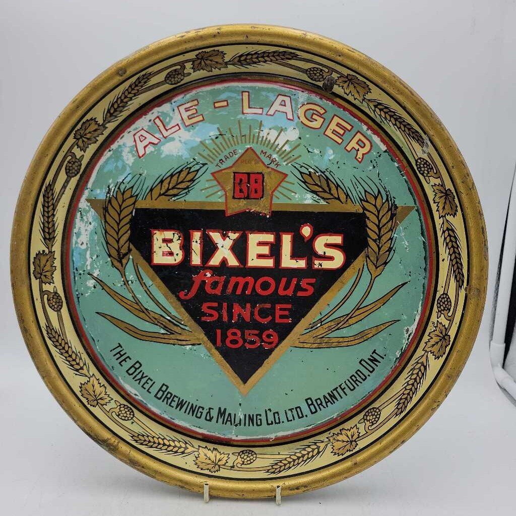 Bixel Brewery Beer Tray Brantford (JAS) RARE