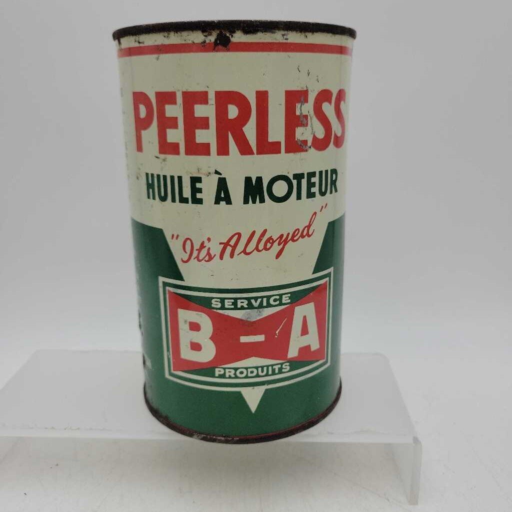 Peerless B A Motor Oil Tin (JEF)