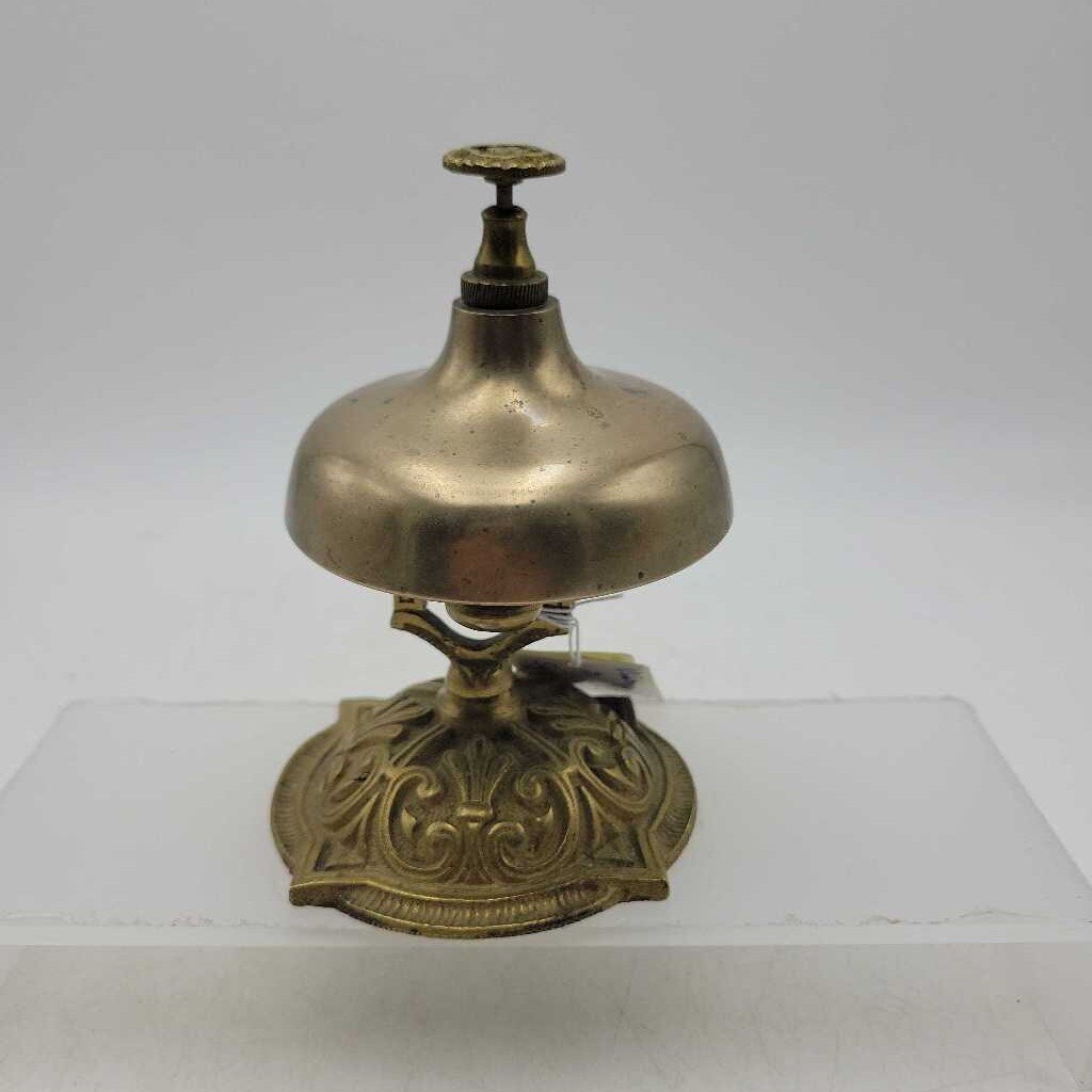 Vintage Brass Desk Top Service Bell (JL)