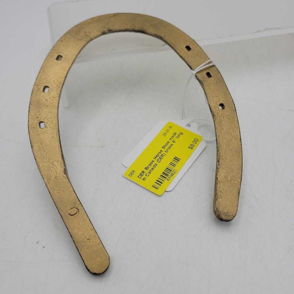 Brass Horse Shoe made in Canada (DER)