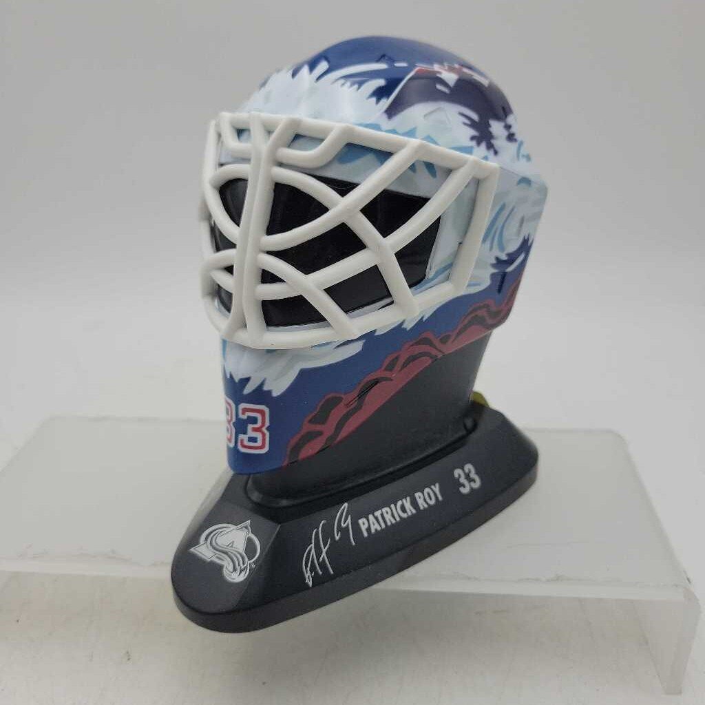 McDonald's Miniature Goalie Helmets Colorado Avalanche Roy (JAS)