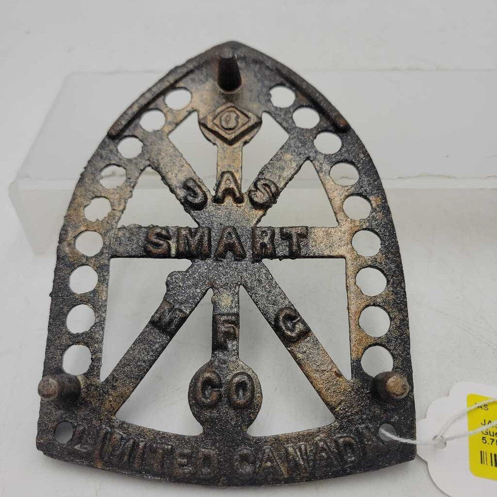 Cast Iron trivet Smart Guelph Canada (JAS)