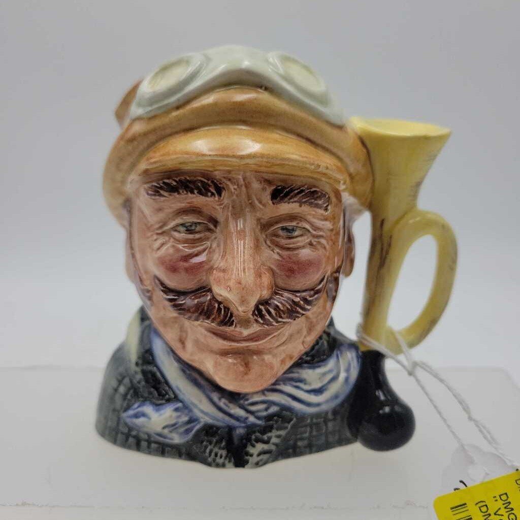 Royal Doulton toby Mug " Veteran Motorist D6637 (DMG) 1336