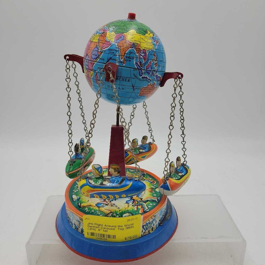 Flight Around the World German Carousel Toy 1960s (JFH)