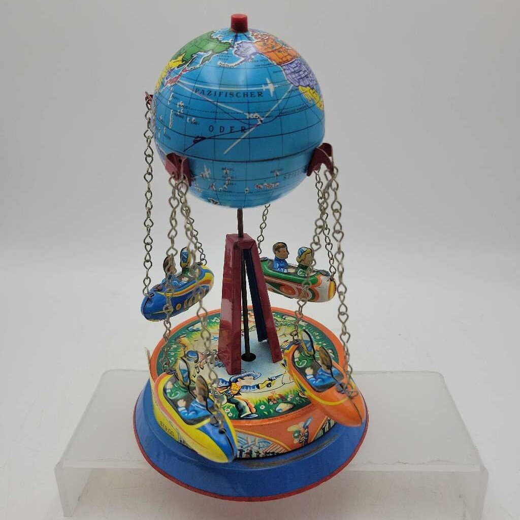 Flight Around the World German Carousel Toy 1960s (JFH)
