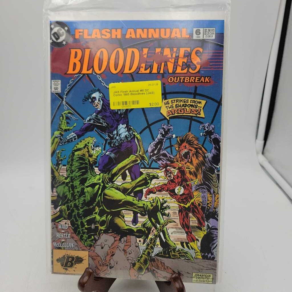 Flash Annual #6 DC Comic 1993 Bloodlines (JAS)