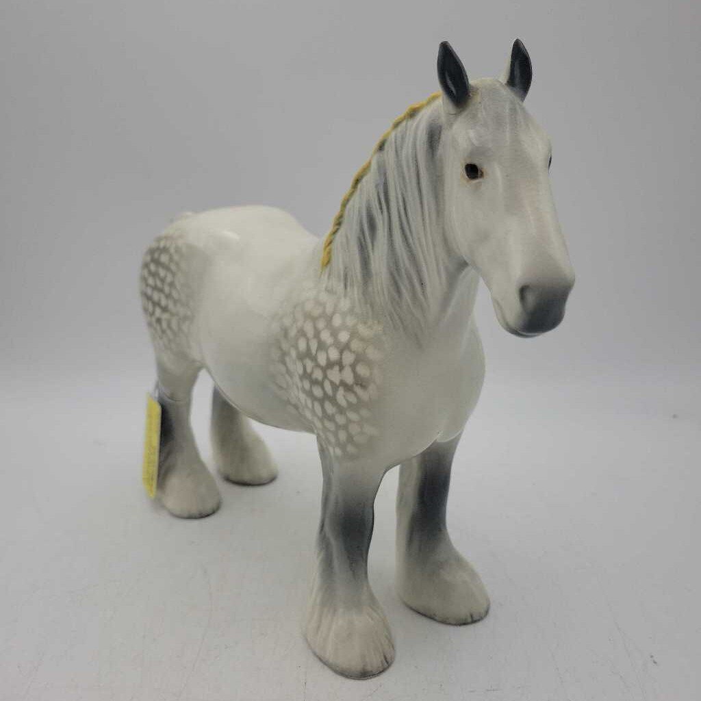 Beswick Dapple Grey Shire Horse Figurine (JL) repaired