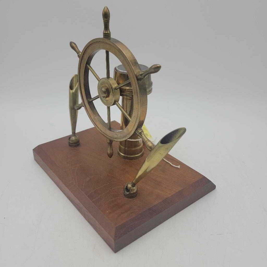 Nautical compass and pen holder Desk Set (JAS)