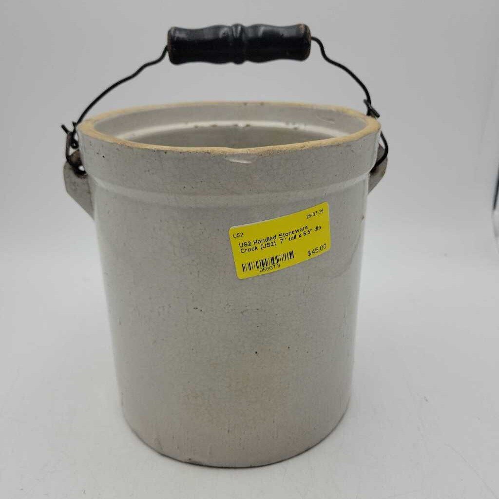 Handled Stoneware Crock (US2)