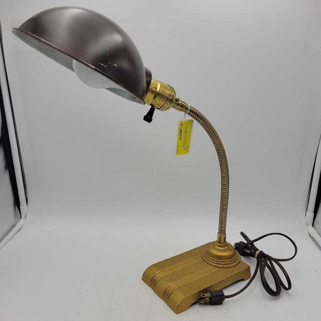 Vintage Goose Neck Lamp (JL)