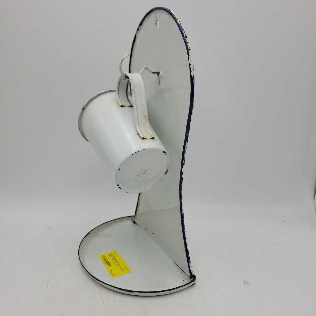 Enamelware Set...cup on Stand (US2)